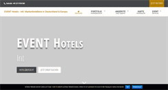 Desktop Screenshot of eventhotels.com